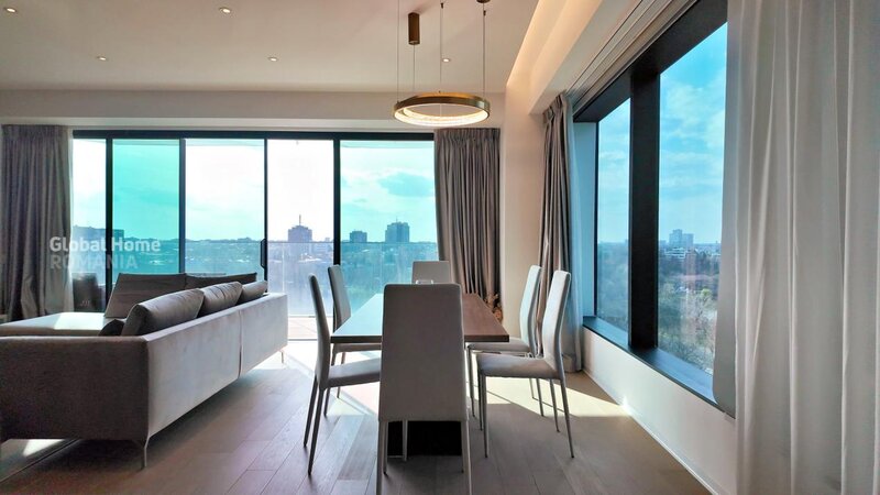 Floreasca, One Mircea Eliade, 4 rooms, terrace open view, lemon design