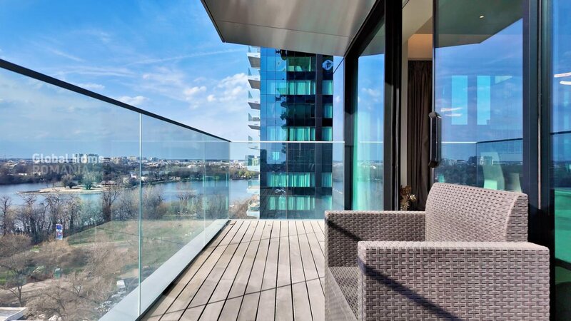 Floreasca, One Mircea Eliade, 4 rooms, terrace open view, lemon design