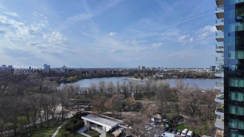 Floreasca, One Mircea Eliade, 4 rooms, terrace open view, lemon design