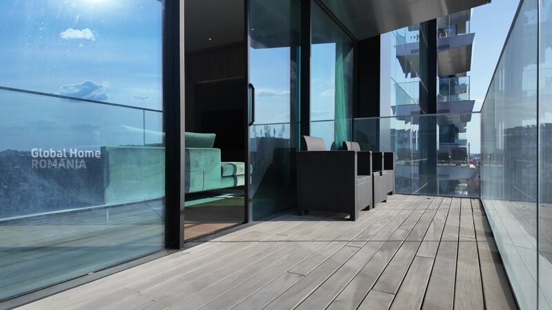 Floreasca, One Mircea Eliade, 4 rooms, terrace open view, lemon design