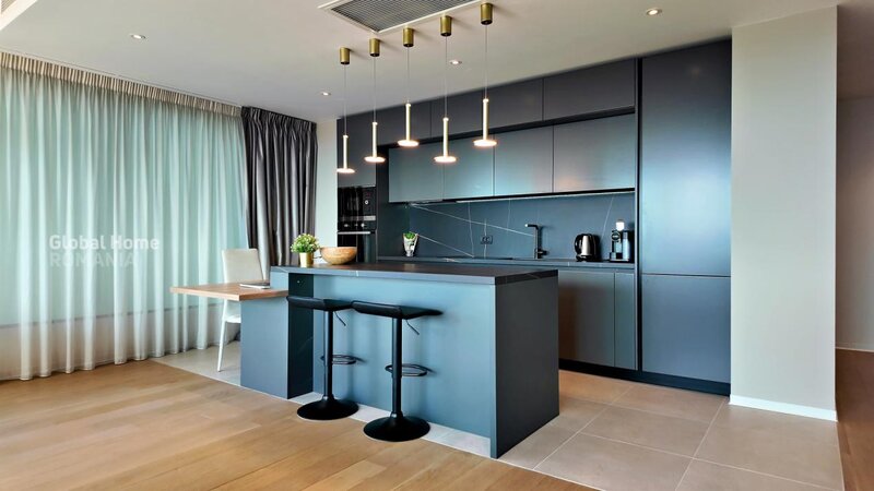 Floreasca, One Mircea Eliade, 4 rooms, terrace open view, lemon design